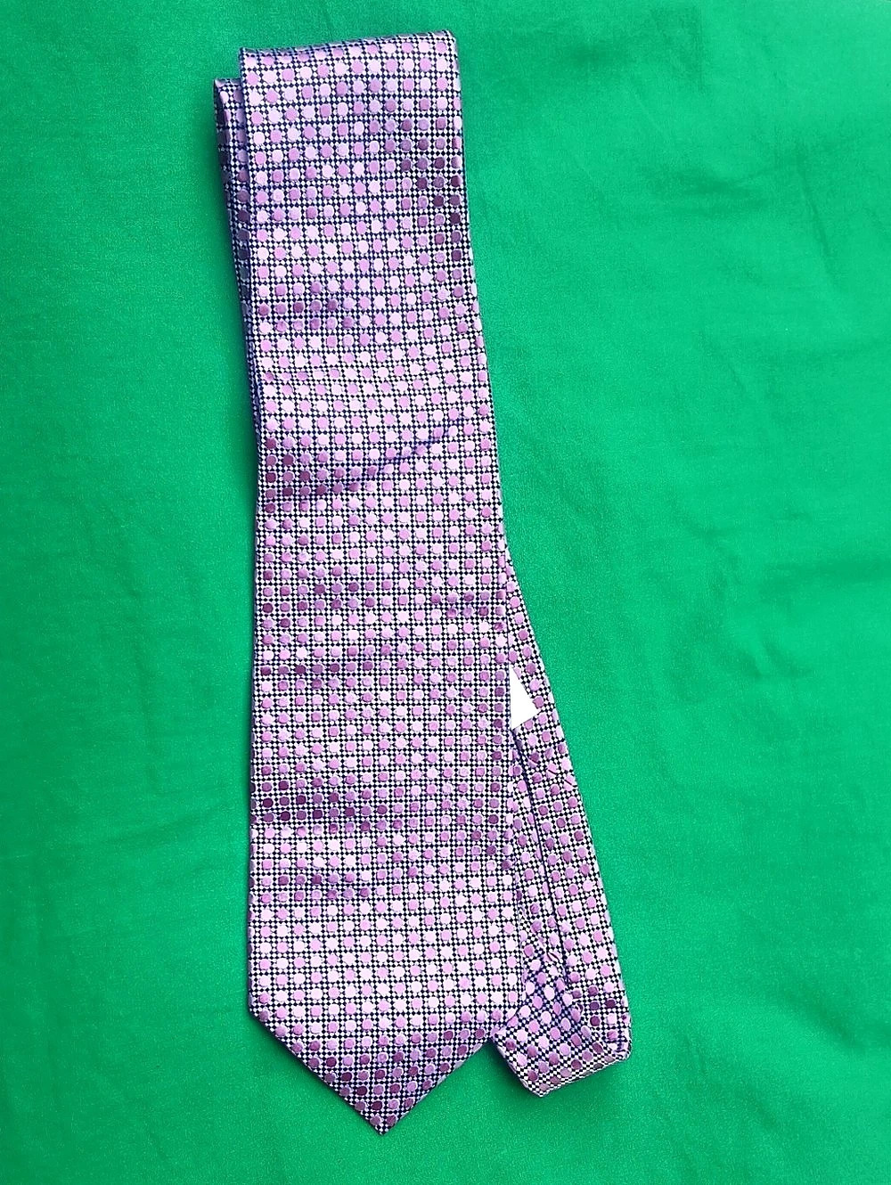 Borrani Tie Borrani Polka Dot Tie in Pink NWT